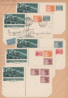 Österreich - Ganzsachen: 1933-1950 (ca.), Sammlung Von Privat-Umschlägen, Beginn - Otros & Sin Clasificación