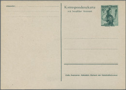 Österreich - Ganzsachen: 1948/1962, Trachten-Ausgabe, Saubere Partie Von 47 Unge - Autres & Non Classés