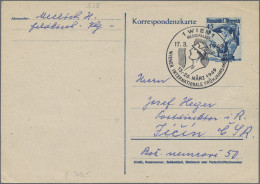 Österreich - Ganzsachen: 1948/1965, Saubere Sammlung Von 58 Gebrauchten Ganzsach - Sonstige & Ohne Zuordnung
