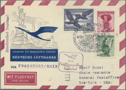 Österreich - Privatganzsachen: 1952/1959, Privat-Luftpostfaltbrief Trachten 1 Sc - Autres & Non Classés