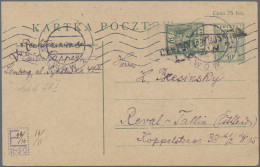 Poland: 1877/1962, 40+ Covers/used Stationery/ppc/FDC, Inc. Russian Period To 19 - Brieven En Documenten