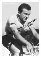 PHOTO CYCLISME REENFORCE GRAND QUALITÉ ( NO CARTE ), FRANCO GIACCHERO TEAM BIANCHI 1954 - Ciclismo