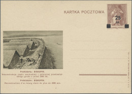 Poland - Postal Stationary: 1944, Provisional Issue, 25gr. On 1938 Pictorial Car - Interi Postali