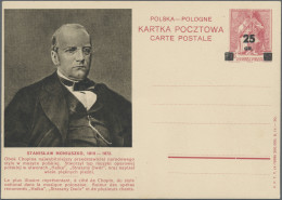 Poland - Postal Stationary: 1944, Provisional Issue, 25gr. On 1938 Pictorial Car - Stamped Stationery