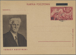 Poland - Postal Stationary: 1949/1950, Revaluation Surcharges, Lot Of 26 Unused - Interi Postali