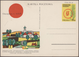 Poland - Postal Stationary: 1955/1975, Extraordinary (chiefly Unused) Balance/co - Stamped Stationery