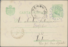 Romania - Postal Stationery: 1895/1967, Lot Of Ten (commercially) Used Stationer - Ganzsachen