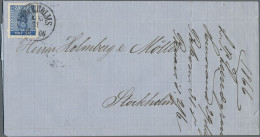 Sweden: 1858-1872, Lot Von 12 Briefen, Alle Sehr Sauber, Dabei 2 Buntfrankaturen - Brieven En Documenten