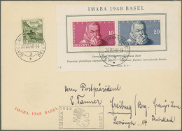Schweiz: 1858/1978, Meist Bis 1960, Partie Von 28 Briefen Und Karten, Dabei Bloc - Lotes/Colecciones