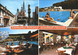 72209210 Michelstadt Schwimmbad Restaurant Gasthof Restaurant Zum Ochsen Terrass - Michelstadt