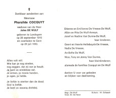 Pharaïlde Cocquyt (1915-1993) - Images Religieuses