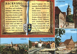 72209182 Backnang Stadtturm Stiftskirche Aspacher Bruecke Rathaus Backnang - Backnang