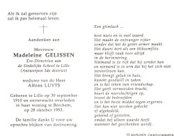 Madeleine Gelissen (1910-1993) - Andachtsbilder