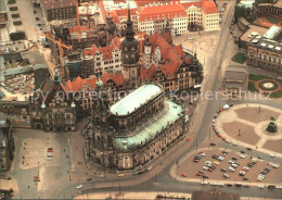 72209175 Dresden Katholische Hofkirche Schloss Fliegeraufnahme Dresden - Dresden