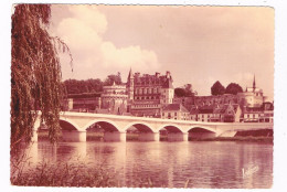 FR-5187  AMBOISE : La Loire, Le Pont Et Le Chateau - Amboise