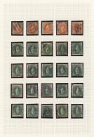 Schweiz: 1882-1908 "Stehende Helvetia": Posten Von 150 Gestempelten Marken (von - Collections