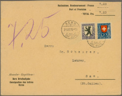 Schweiz: 1915/1960 Pro Juventute: 32 Briefe Und Karten Mit Pro Juv.-Frankaturen, - Collections