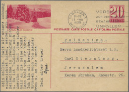 Schweiz: 1919/1998, Partie Von Ca. 110 Gebrauchten Und Ungebrauchten Ganzsachen, - Collections