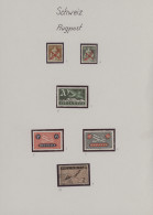 Schweiz: 1919-1960 Ca.: Sammlung Flugpostmarken (postfrisch Bzw. Ungebraucht Und - Lotes/Colecciones
