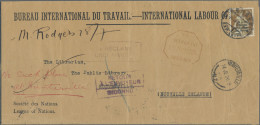Schweiz - Internationale Organisationen: 1923/1949, Partie Von Elf Belegen, Dabe - Other & Unclassified