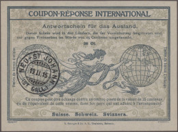 Schweiz - Ganzsachen: 1908-2021 Kollektion Von 66 Internationalen Antwortscheine - Entiers Postaux