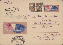 Sowjet Union: 1924/1985 (ca.), Collection Of Apprx. 300 Covers/cards With Especi - Cartas & Documentos