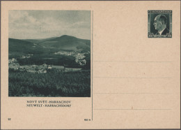 Czechoslowakia - Postal Stationery: 1928-1945 - Postal Stationery Picture Postca - Cartoline Postali
