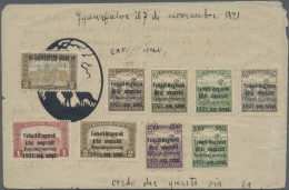 Hungary: 1921, Stock Card With 2x 14 Mint Values (hinged), In Addition One Relat - Andere
