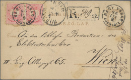 Hungary - Postal Stationary: 1870/1940 (ca.), Lot Of 21 Used Stationeries Incl. - Postwaardestukken