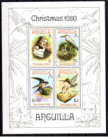 ANGUILLA 1980 - AVES - PAJAROS - YVERT HB-34** - Otros & Sin Clasificación