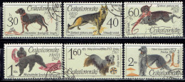 CSSR -  Mi-Nr 1542/1547 Gestempelt / Used (A1443) - Dogs