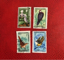 NOUVELLE CALEDONIE 1967 1968 4v Used YT 345 / 348  Pájaro Bird Pássaro Vogel Ucello Oiseau CALEDONIA - Other & Unclassified