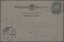 Nachlässe: 1870/1980 (ca.), GANZSACHEN DEUTSCHLAND - Umfangreicher Bestand Mit C - Kilowaar (min. 1000 Zegels)