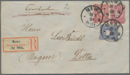 Nachlässe: DEUTSCHLAND, 1865/1943, Posten Mit über 500 Briefen, Karten, Meist Ga - Vrac (min 1000 Timbres)