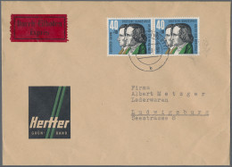 Nachlässe: 1949/2018, DEUTSCHLAND, Nachlass-Posten Mit Ca. 90 Briefen, Karten Un - Alla Rinfusa (min 1000 Francobolli)
