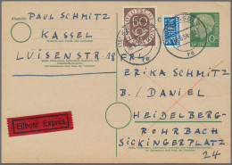 Nachlässe: DEUTSCHLAND NACH 1945, Posten Mit Hunderten Von Briefen, Karten Und G - Vrac (min 1000 Timbres)