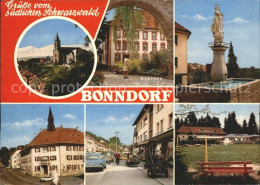 72205764 Bonndorf Schwarzwald Kirche Schloss Brunnen Ortsansichten Bonndorf - Bonndorf