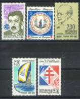 FRANCE - 1990, DIFFERENT STAMPS SET OF 5, UMM (**). - Ungebraucht