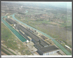 1980  --  BELGIQUE . CHATELINEAU . LAMINOIRS CARLAM . VUE AERIENNE . 4B194 - Ohne Zuordnung