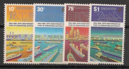 SINGAPORE - 1989 - N°YT. 544 à 547 - Port / Harbour - Neuf Luxe ** / MNH / Postfrisch - Singapore (1959-...)