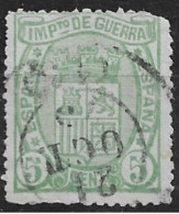 ESPAÑA 1875 - Escudo De España Sello  5 C. Edifil  154 - Gebraucht