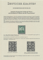 Deutschland: 1941/2002, Umfangreiche Sammlung Abarten, Meist Plattenfehler, Insg - Sammlungen