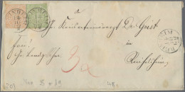 Altdeutschland: 1840/80, Umfangreicher Posten Von Mehr Als 190 Briefen, Vorderse - Sammlungen