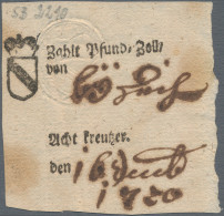 Altdeutschland: 1811/1912, Umfangreicher Bestand Von Insg. Ca. 160 Briefen, Eini - Colecciones