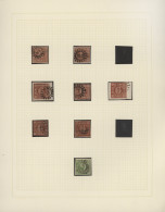 Altdeutschland: 1849/1920, Schöne Kollektion Auf Selbstgestalteten Blättern Im S - Collections
