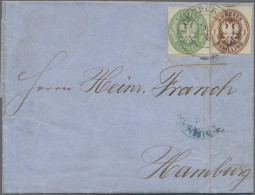 Altdeutschland: 1849/68, Interessanter Posten Von Ca. 210 Briefen, Ganzsachen, M - Collections