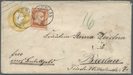 Altdeutschland: 1850/1922 (ca.): Fundus Von Ca. 200 Briefen Und Ganzsachen Mit T - Verzamelingen