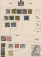 Altdeutschland: 1851/1920, Gemischte Grundstocksammlung Ab Baden, Dabei U.a. Bad - Colecciones
