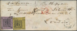Baden - Marken Und Briefe: 1856/1871, Familienkorrespondenz Der Malerfamilie Sch - Other & Unclassified