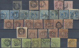 Bayern - Marken Und Briefe: 1849/1920, Gehaltvolle Sammlung Auf Steckkarten, Dab - Other & Unclassified